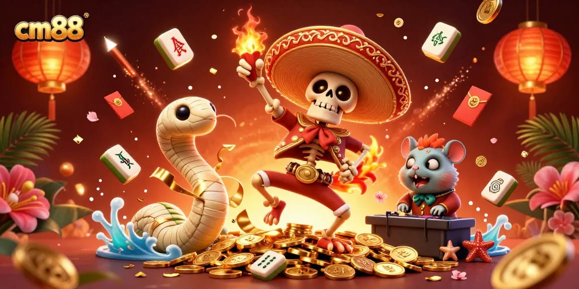 Engage in thrilling gameplay at cm88 with vibrant casino elements and dynamic characters.