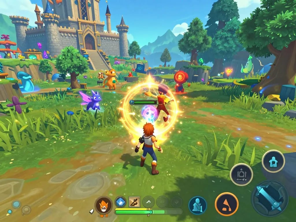 Engaging scene from an adult game featuring characters in a fantasy RPG setting.