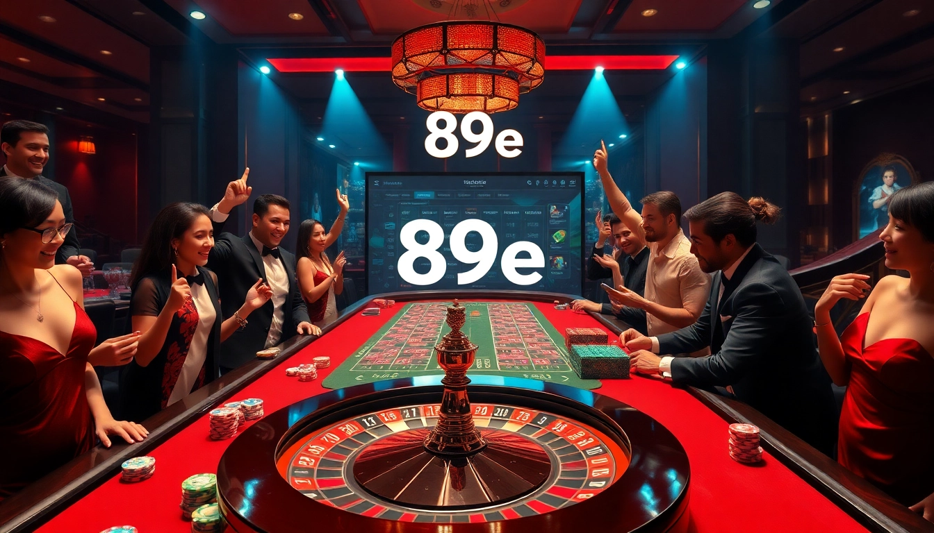 Viva a emoção de jogar na 89e com mesas de cassino vibrantes e jogadores entusiasmados.