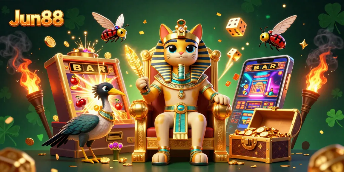 Experience thrilling slots at Jun88 with a vibrant jackpot scene featuring abundant winnings and casino games.