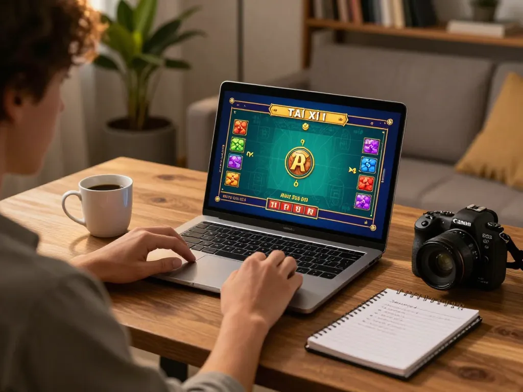 Enjoying Tài Xỉu gameplay on taixiuonlinego at home, showcasing strategic betting decisions.