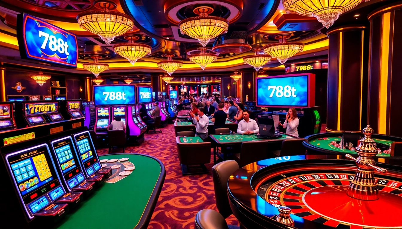 Experience thrilling play at 788t with vibrant slots and poker action.