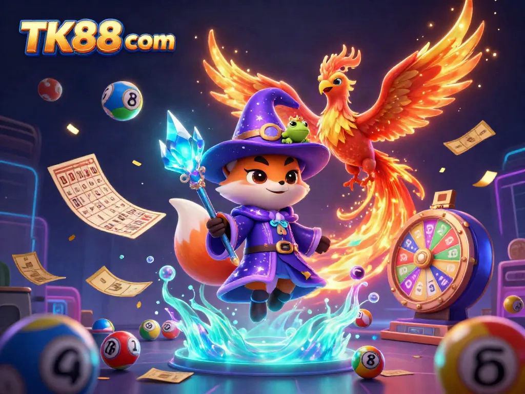 Experience the thrill of winning at TK88 com with vibrant games and stunning characters in this lively casino scene.