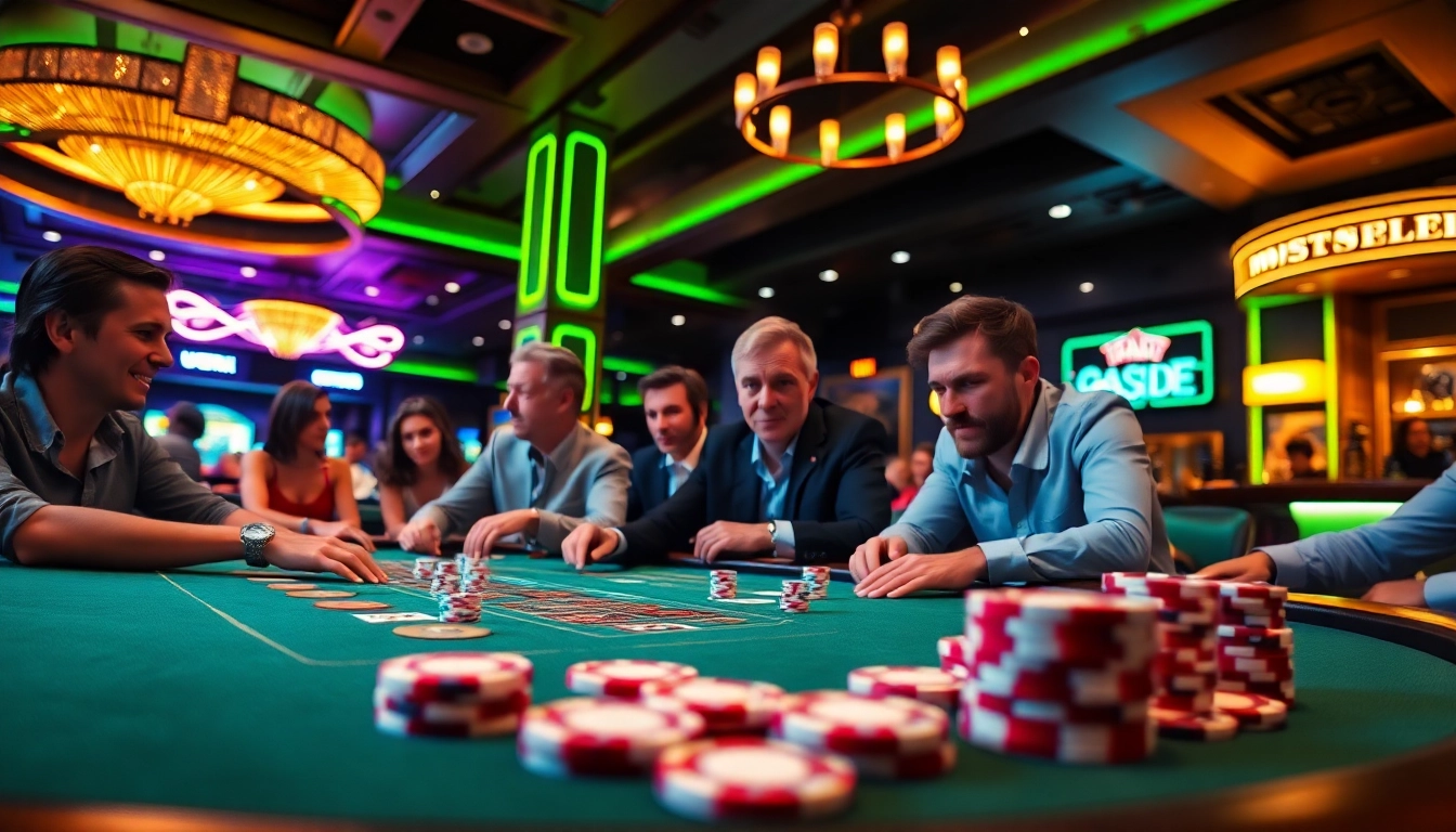 Genießen Sie den casino bonus ohne einzahlung neu an einem lebhaften Spieltisch mit spannenden Spielern.
