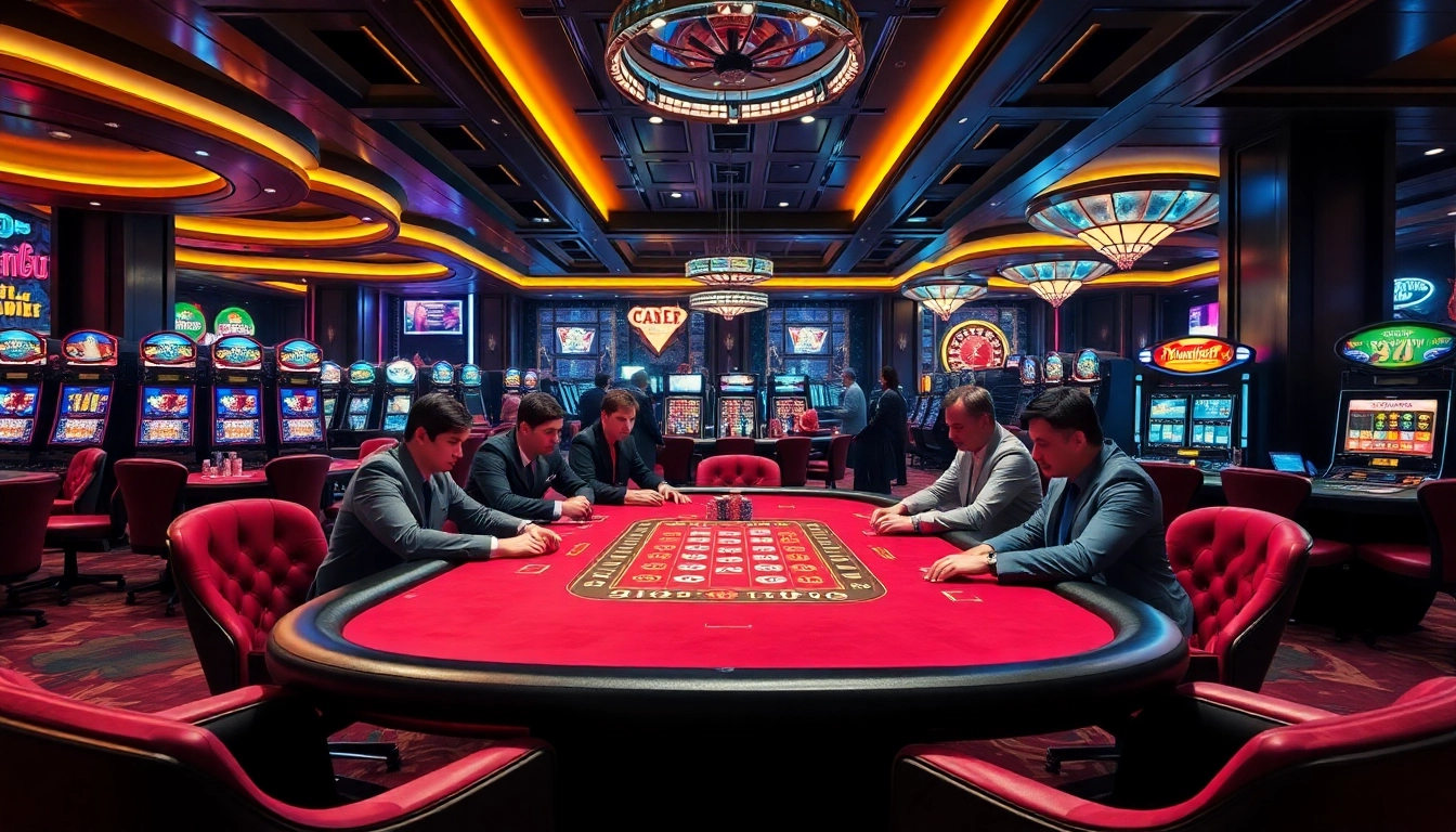 Players enjoying high-stakes poker at 69 VN casino, capturing the thrill of winning.