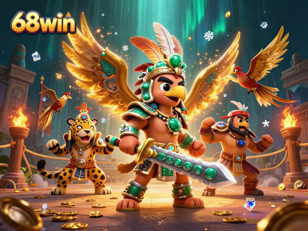 Experience thrilling gaming at 68win with dynamic characters and rich casino elements.