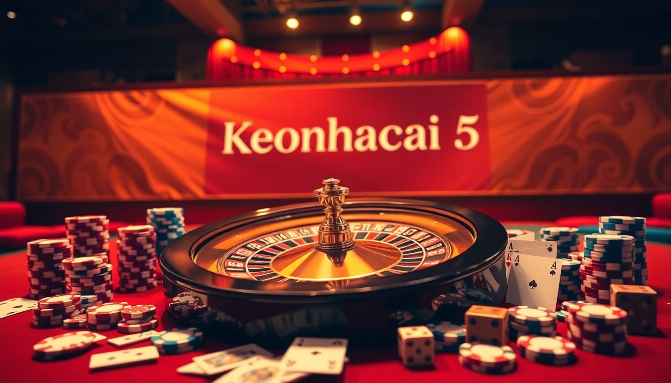 Experience the thrill of betting dynamics with keonhacai 5 at an upscale casino setting.