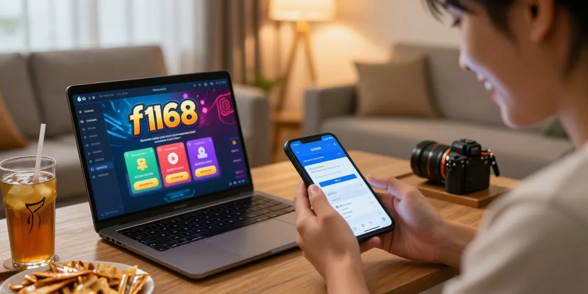 Người dùng phấn khởi trong không gian sống khi thực hiện f168 đăng ký.