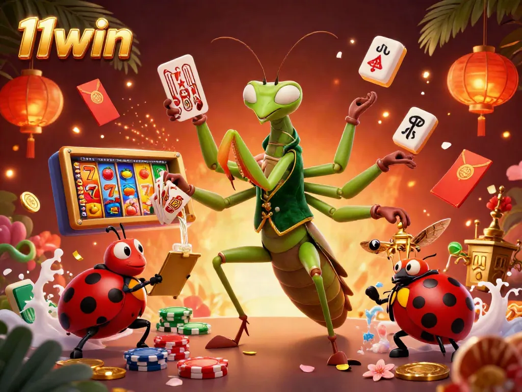 Experience vibrant casino excitement with 11win's dynamic characters and gaming elements