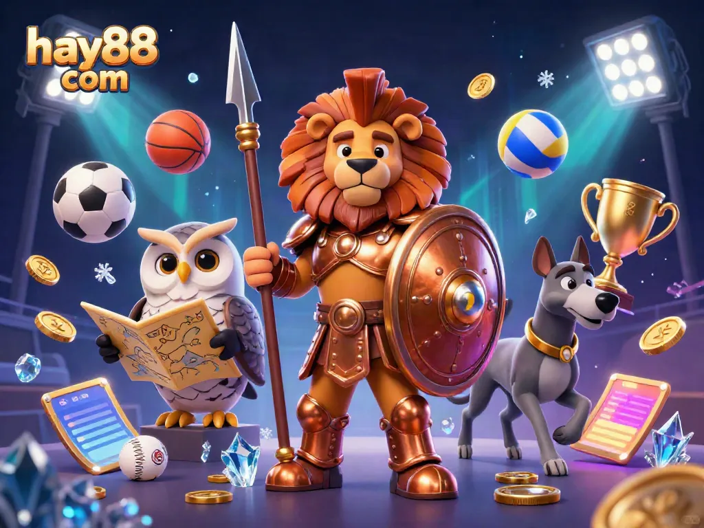 Engage with hay88 com for thrilling sports betting experiences, surrounded by dynamic game elements.