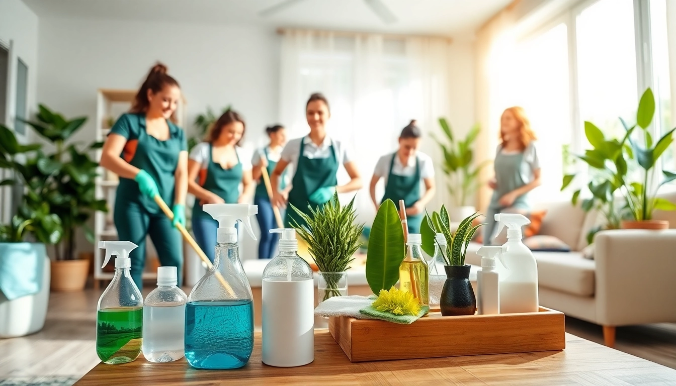 Experience eco friendly cleaning services performed by a dedicated team using natural products in a sunlit home.