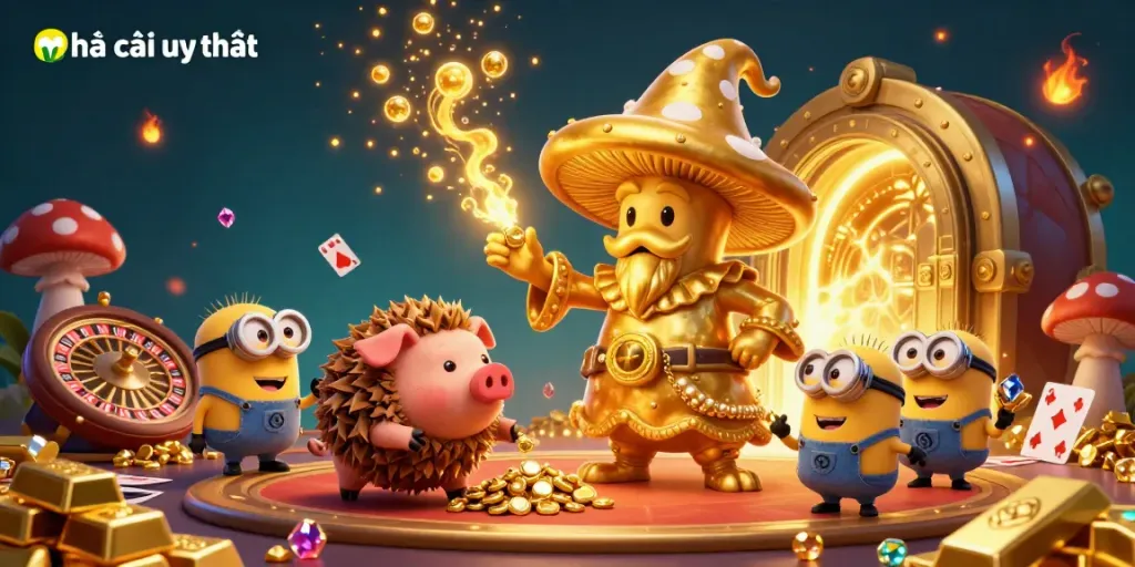 Engage with house game elements and vibrant characters at nhà cái uy tín for thrilling wins.
