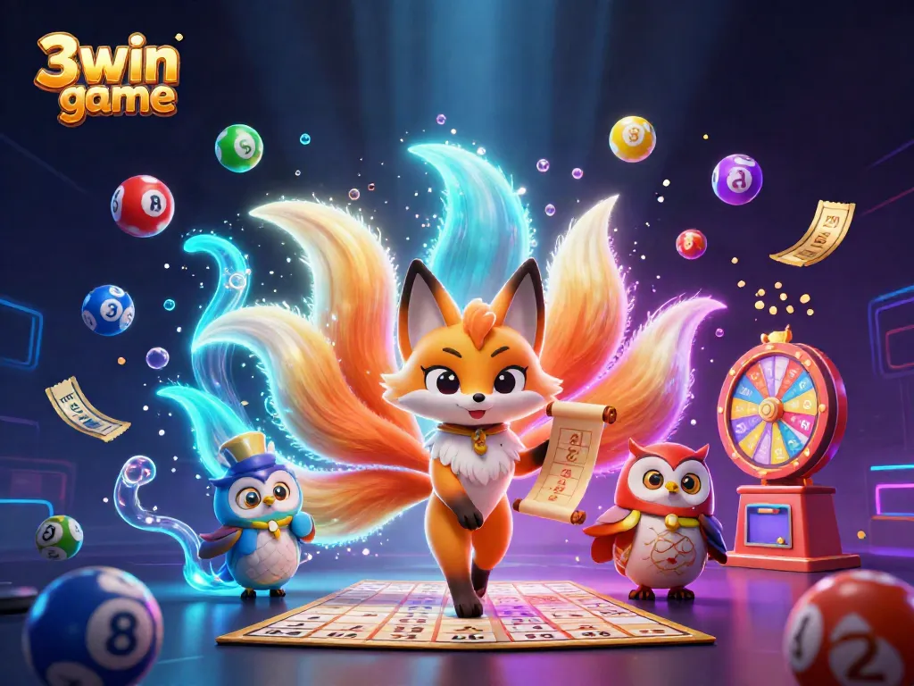 Experience the excitement of 3win game with vibrant animations and magical characters, creating a thrilling gambling atmosphere.