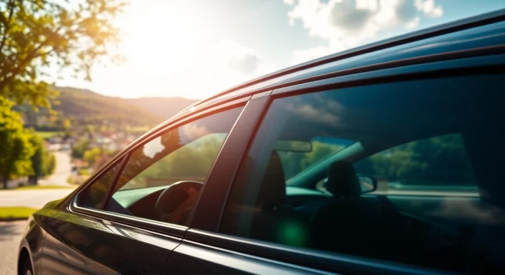 Discover the best window tint Chattanooga TN enhancing vehicle aesthetics and comfort in bright sunlight.