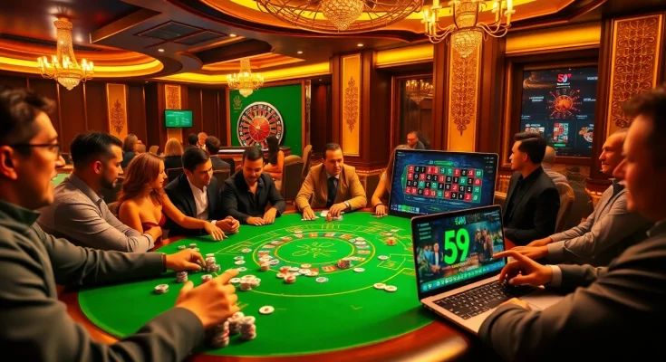 Experimente a emoção de jogar na 59A com ação vibrante de pôquer e elementos modernos de jogo.